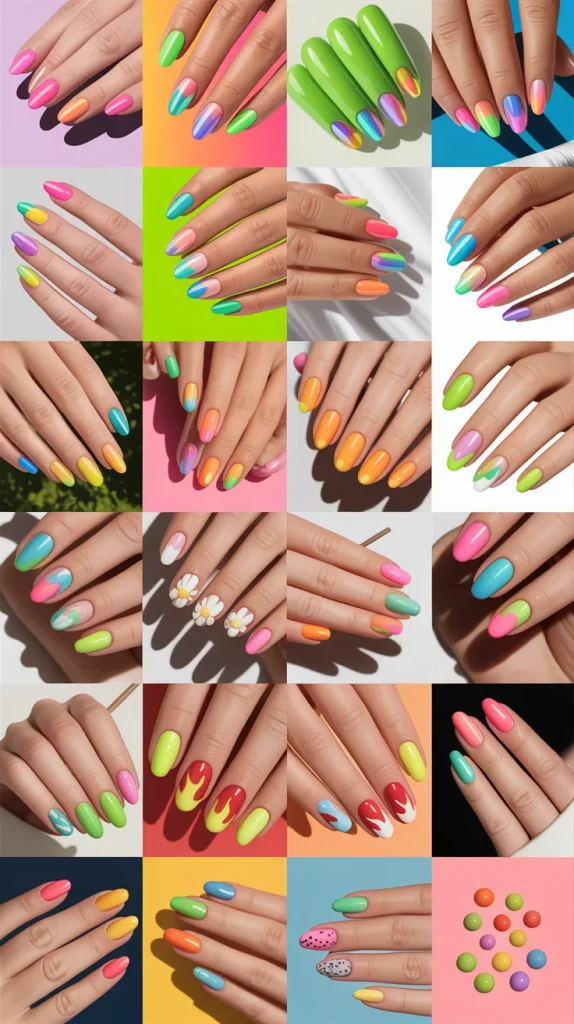 31 Neon Nail Designs for Summer That Look Bright, Fun, and Fresh 6 31 Neon Nail Designs for Summer