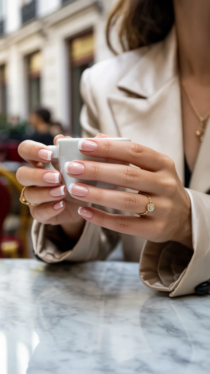 30 Chic Vacation Nail Ideas That Look Expensive on Every Getaway 12 Beige Micro French Nails