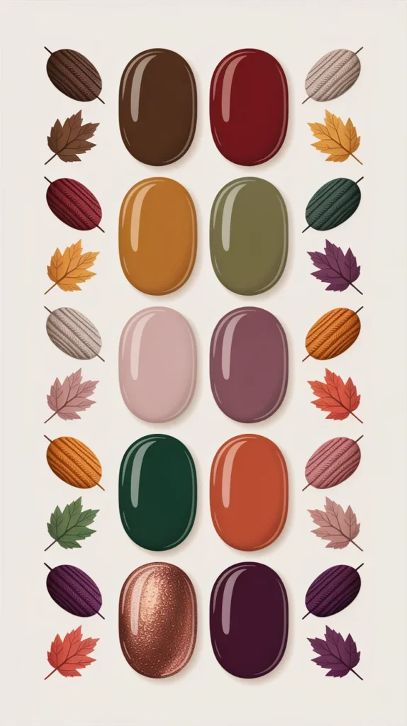 Best Fall Nail Colors for Simple Designs
