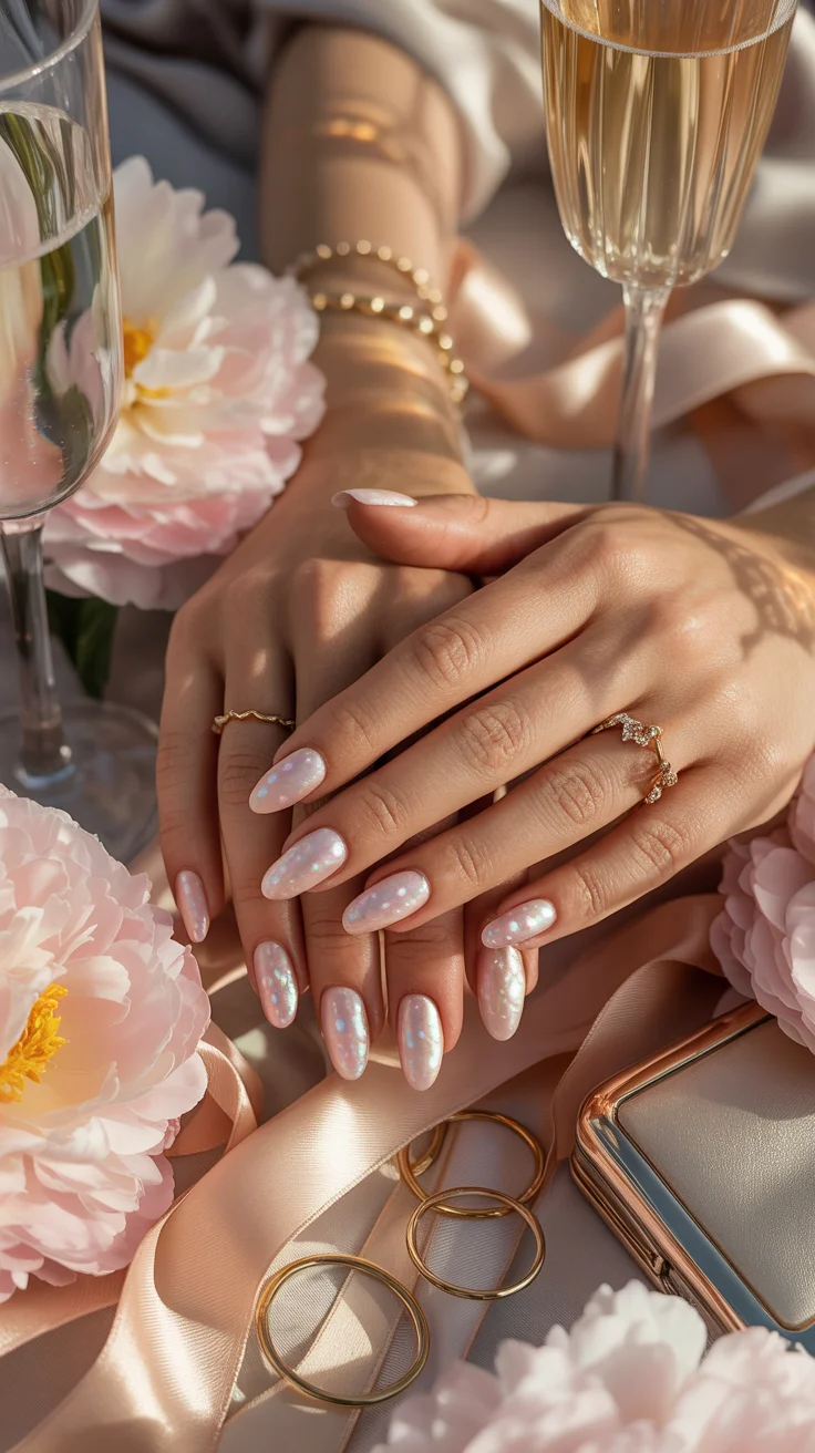 30 Chic Vacation Nail Ideas That Look Expensive on Every Getaway 22 Blush Aura Nails