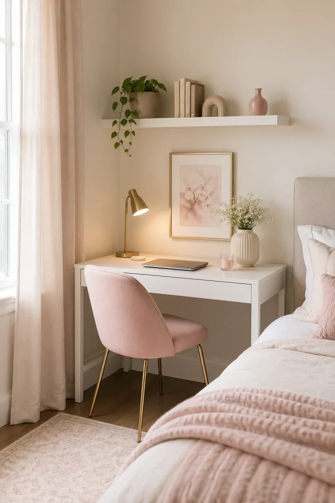 31 Feminine Home Office Ideas for a Chic, Functional Workspace 31 Build a Feminine Office Nook