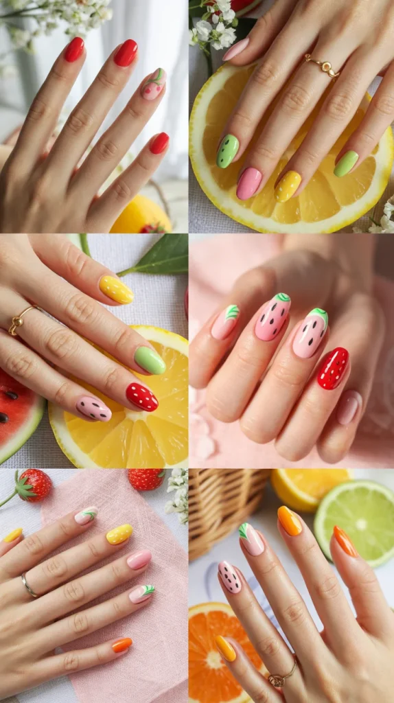 31 July Nail Ideas That Are Fresh, Fun, and So On-Trend 8 Fruit Inspired July Nail Ideas That Look Cute and Playful