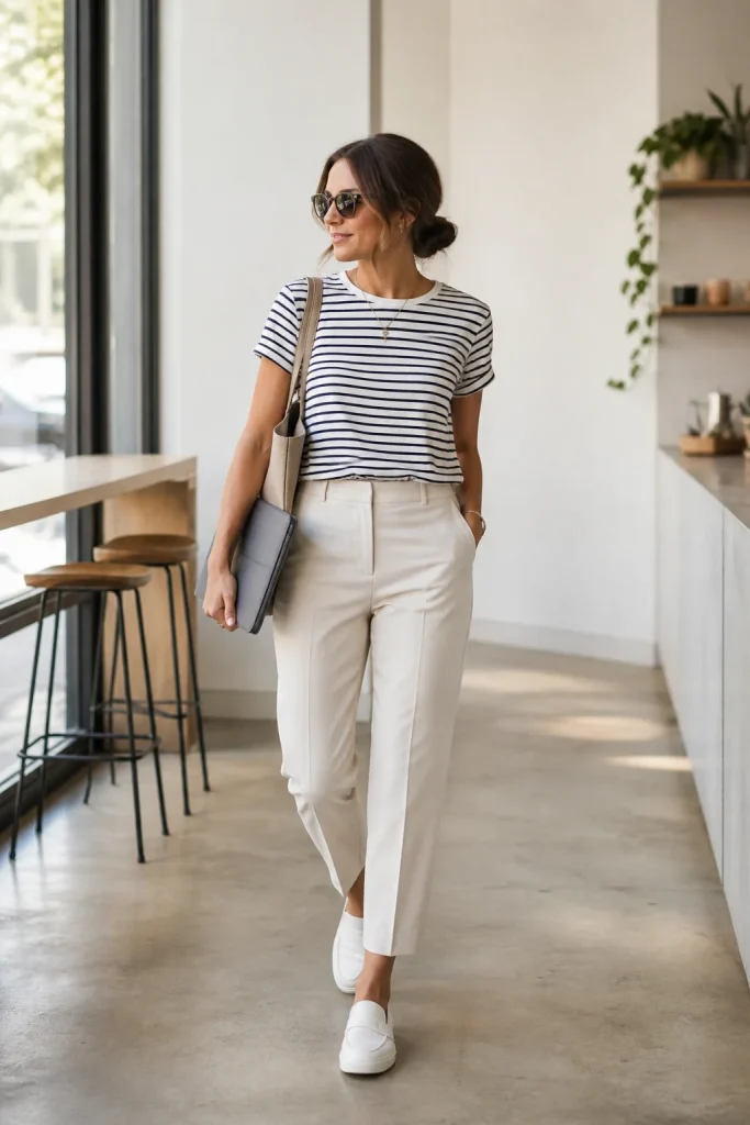 31 Summer Work Outfits That Look Polished and Feel Cool All Day 40 Hybrid or Casual Friday