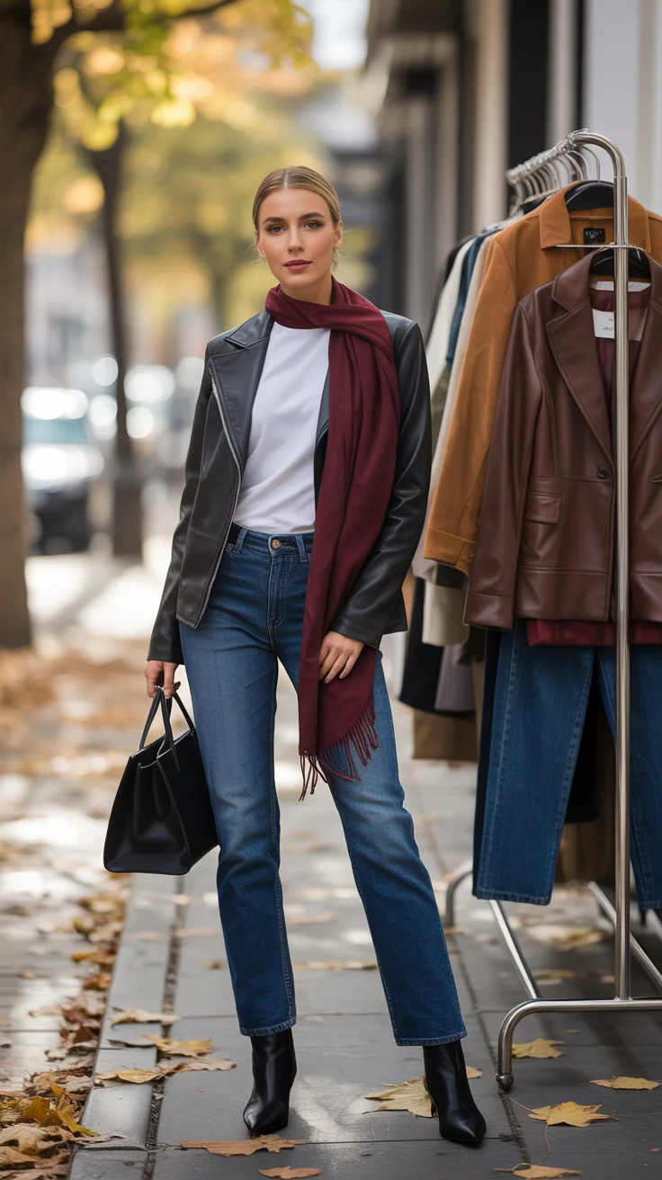 35 Effortlessly Chic Fall Outfits You’ll Wear on Repeat This Season 25 Leather and Suede Fall Outfits