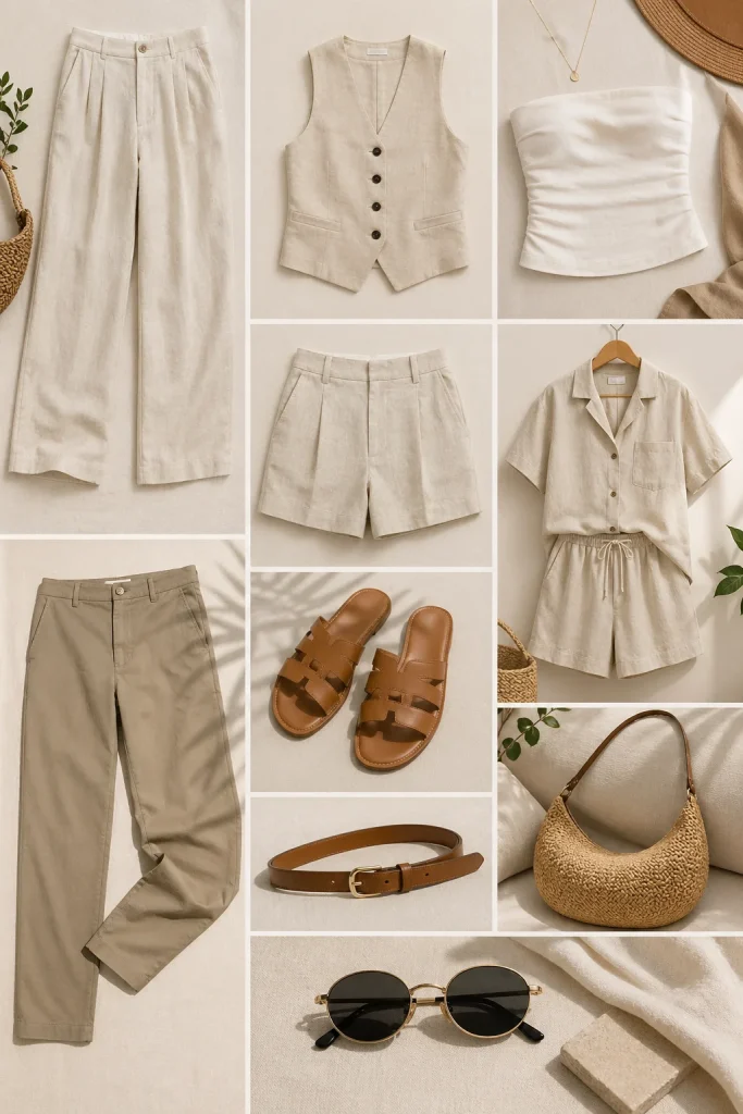 Linen and Trouser Outfit Ideas