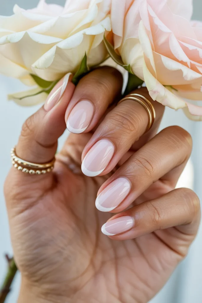 32 Elegant Valentine’s Day Nail Ideas for a Chic Romantic Manicure 5 Milky Pink French Tips