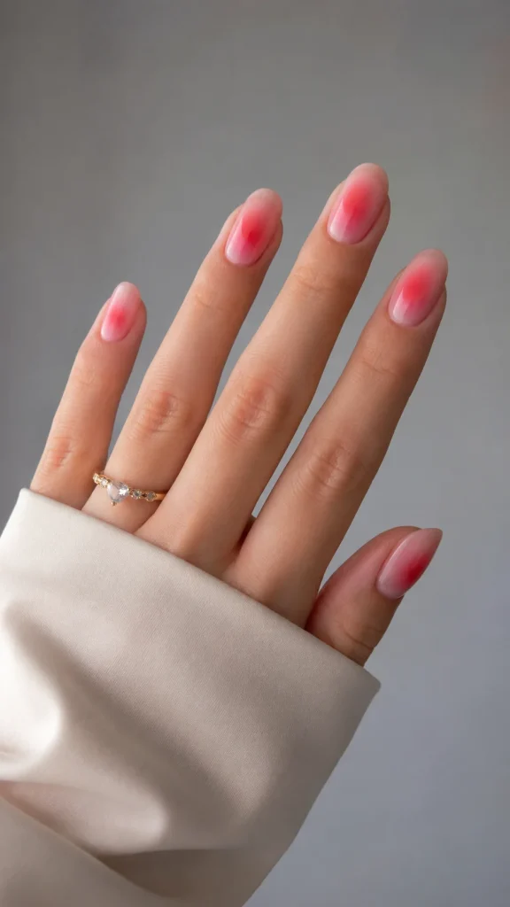 31 Red and Pink Nail Looks That Are Bold, Sweet & Gorgeous 13 Red and Pink Aura Nails
