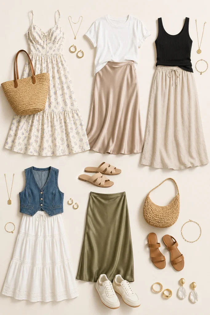 Skirt and Dress Outfit Ideas