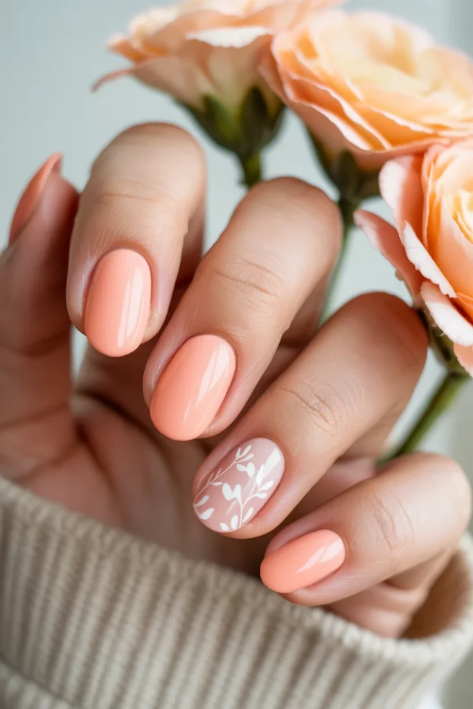 26 February Nail Designs That Will Make You Swoon 30 Soft Peachy Pink Nails