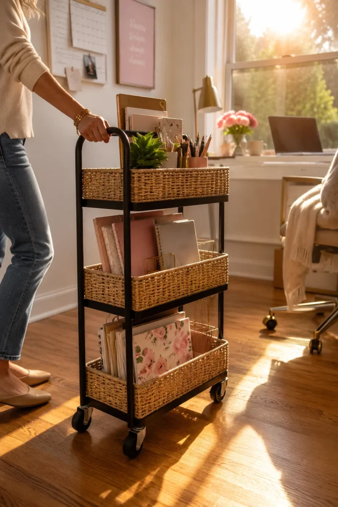 31 Feminine Home Office Ideas for a Chic, Functional Workspace 19 Sunlit Feminine Home Office