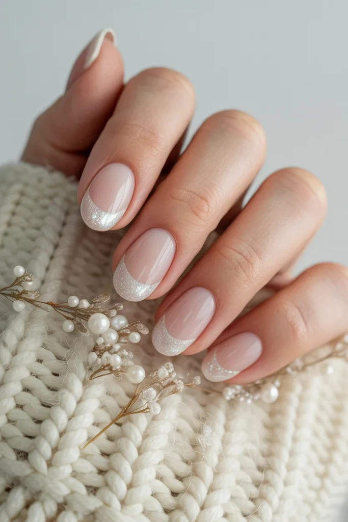 26 February Nail Designs That Will Make You Swoon 14 White Snow Kissed French Tips