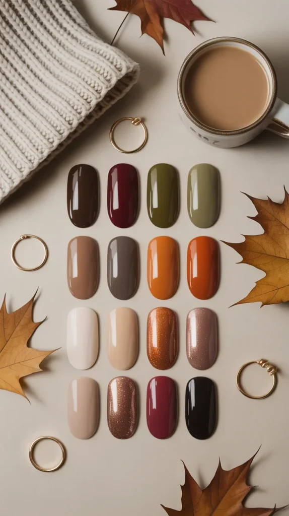 Why Simple Fall Nails Always Look Good