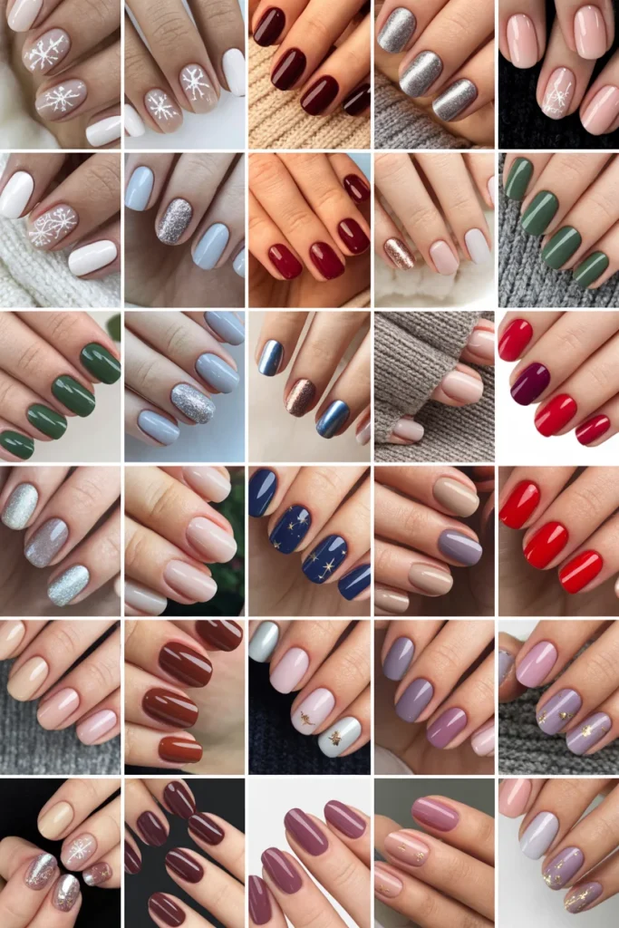 33 Short Nail Design Ideas for Winter That Look Chic, Cozy, and Simply Stunning 7 33 Short Nail Design Ideas for Winter