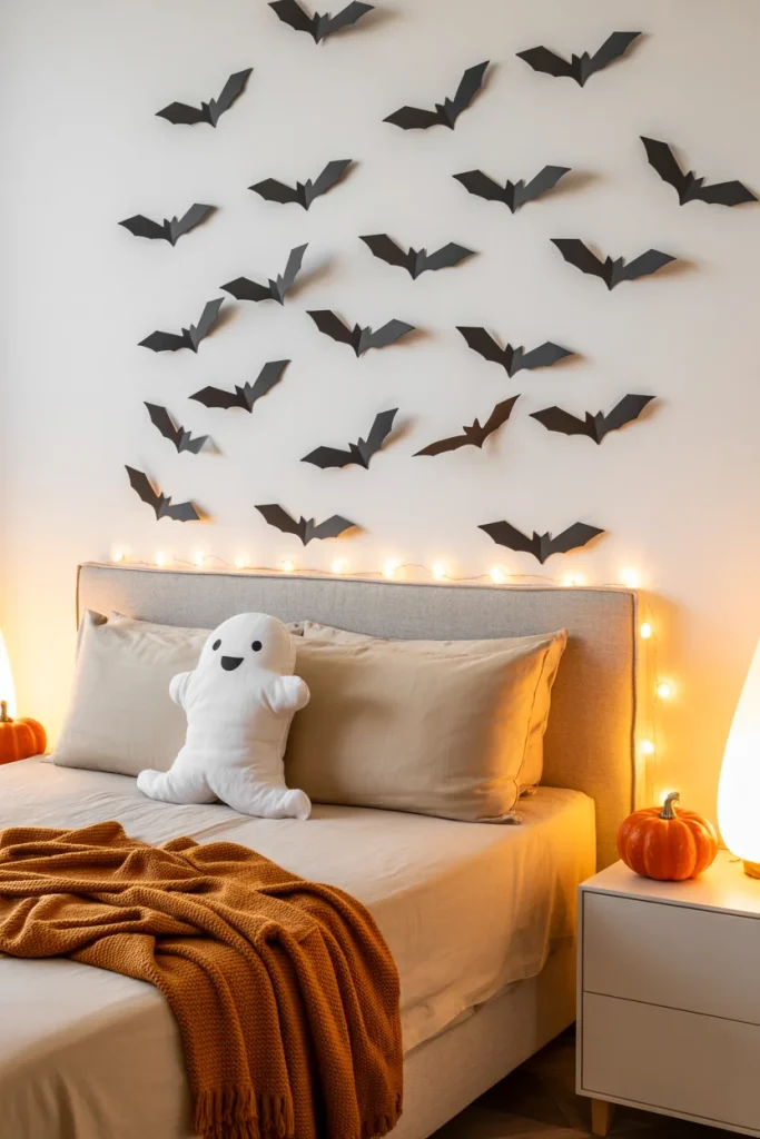 Add Bat Decals Above the Bed