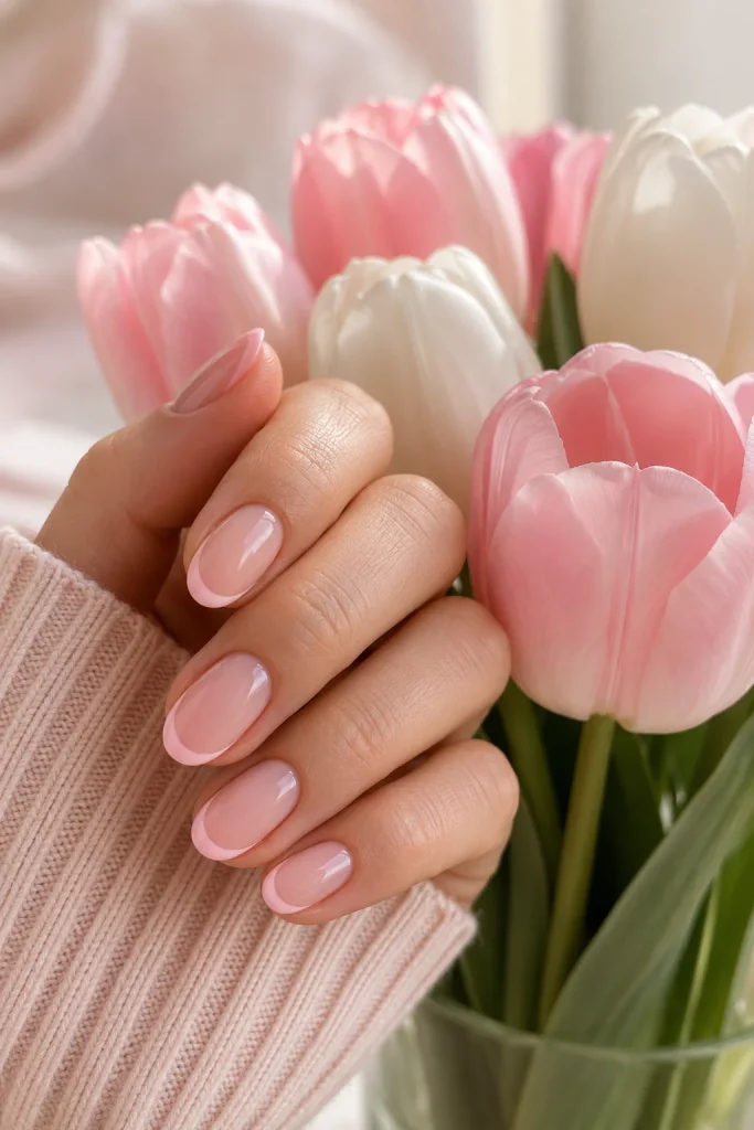 Baby Pink French Tips