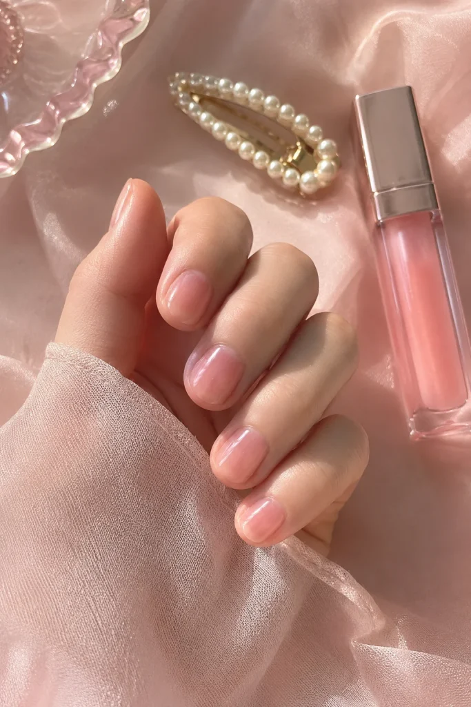 Babydoll Jelly Pink Nails