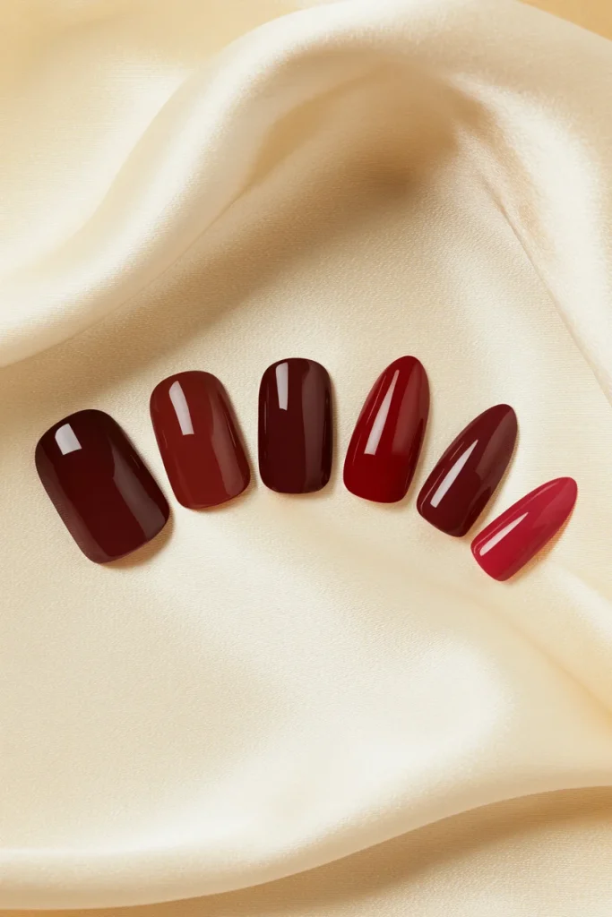 Best Nail Shapes for Burgundy Nails