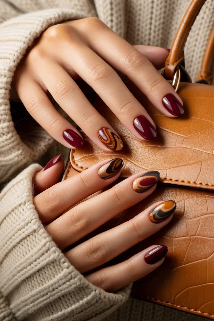 Burgundy Tortoise Shell Mix