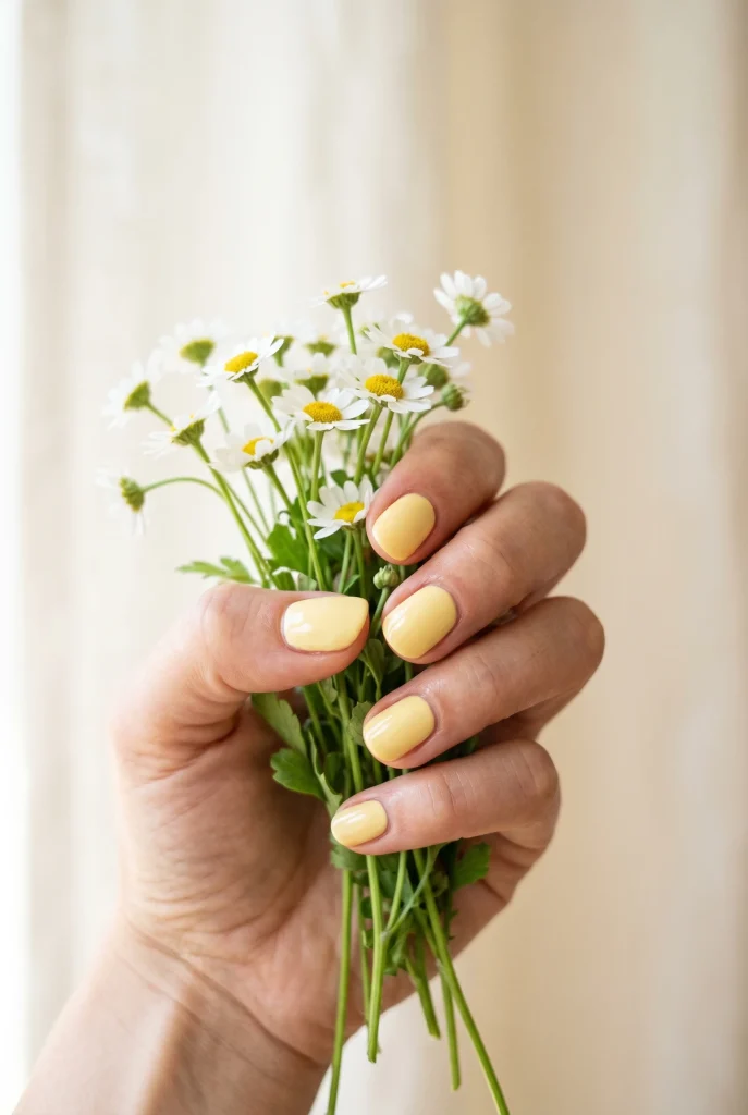 Butter Yellow Nails 2