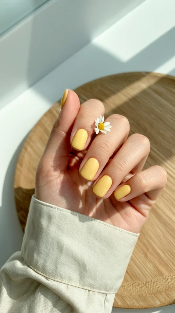 31 Trendy Nail Colors for 2027 That Look Expensive in Every Season 8 Buttercream Yellow
