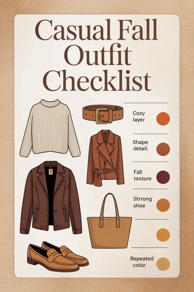34 Casual Fall Outfits That Look Laid-Back, Chic, and Easy to Copy 24 Casual Fall Outfit Checklist