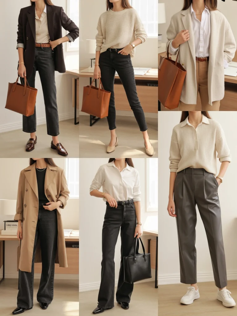 35 Fall Work Outfits That Look Polished Without Feeling Boring 9 Casual Friday Fall Work Outfits