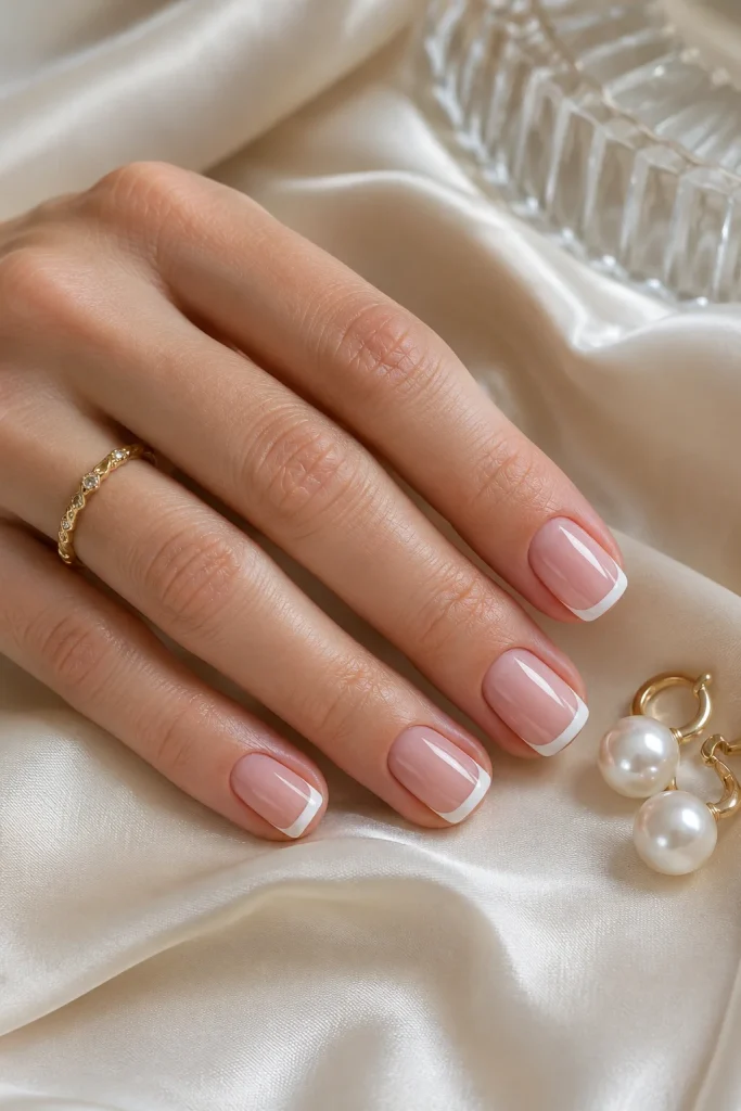 Classic Short French Tips