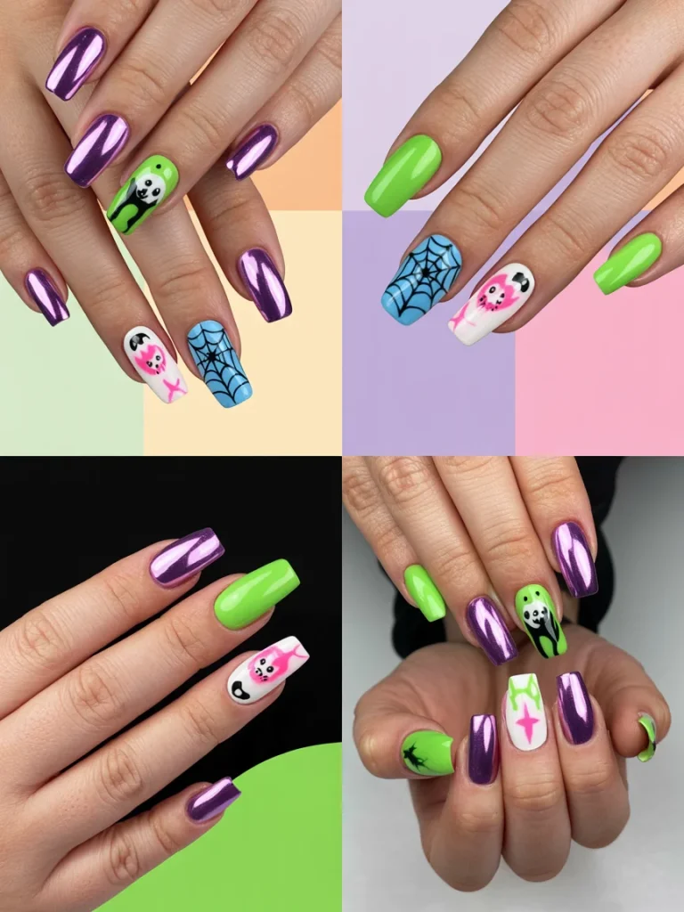 30 Halloween Nail Ideas That Are Spooky, Cute, and Actually Wearable 27 Colorful Halloween Nail Ideas That Go Beyond Black and Orange