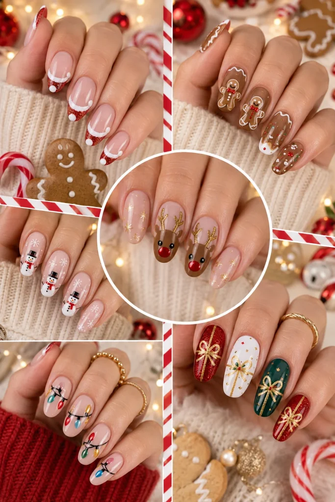 Cute Christmas Nail Ideas for a Playful Holiday Look
