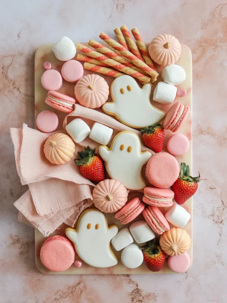 26 Halloween Charcuterie Board Ideas That Are Spooky, Cute, and Party-Ready 21 Cute Pink Halloween Board