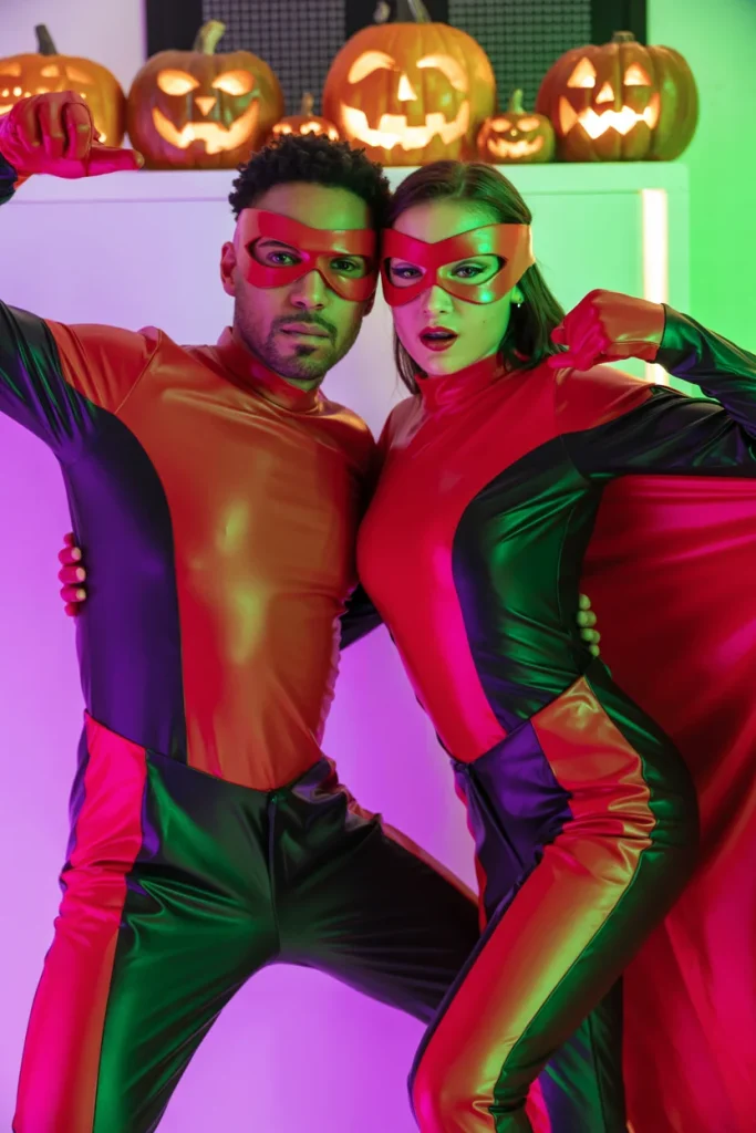 33 Couples Halloween Costumes That Are Frighteningly Good 16 Deadpool and Lady Deadpool