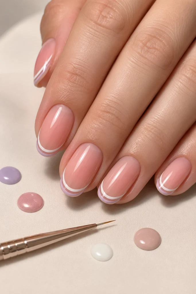 Double Lined French Tips