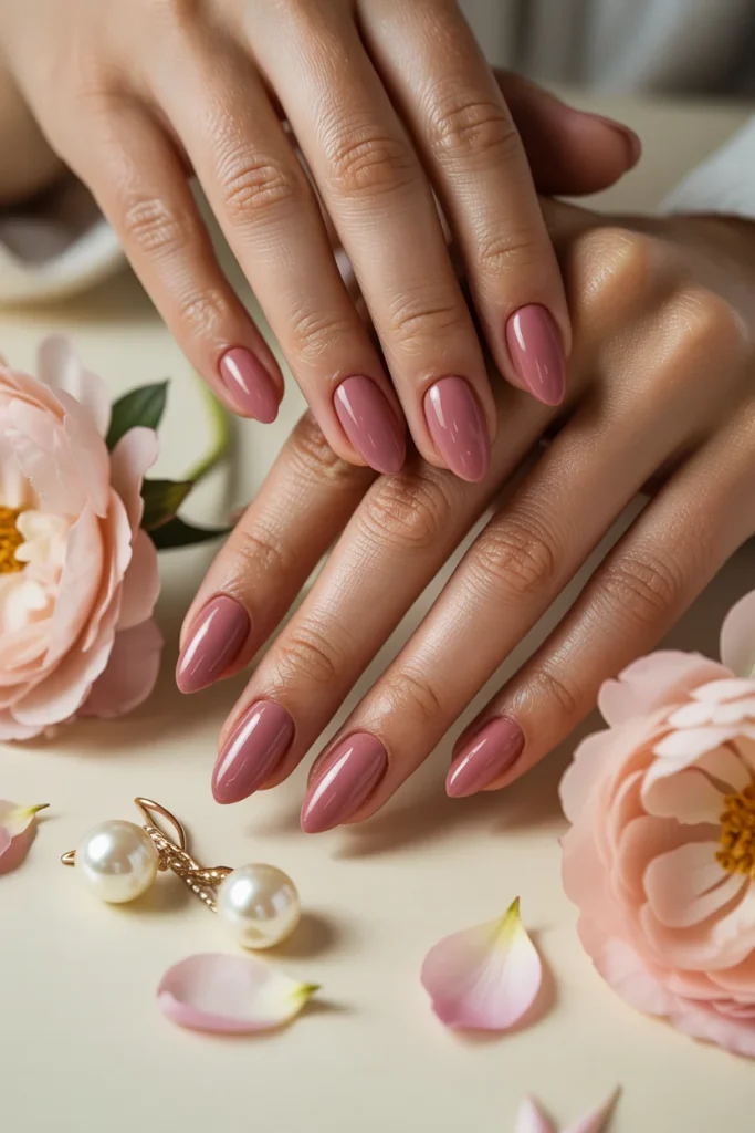31 Trendy Nail Colors for 2027 That Look Expensive in Every Season 22 Dusty Rose