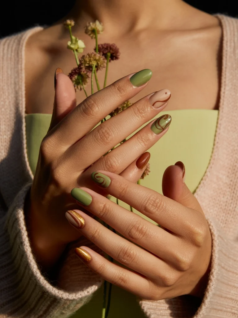31 August Nail Ideas to Close Out Summer in Total Style 38 Early Fall August Nail Ideas