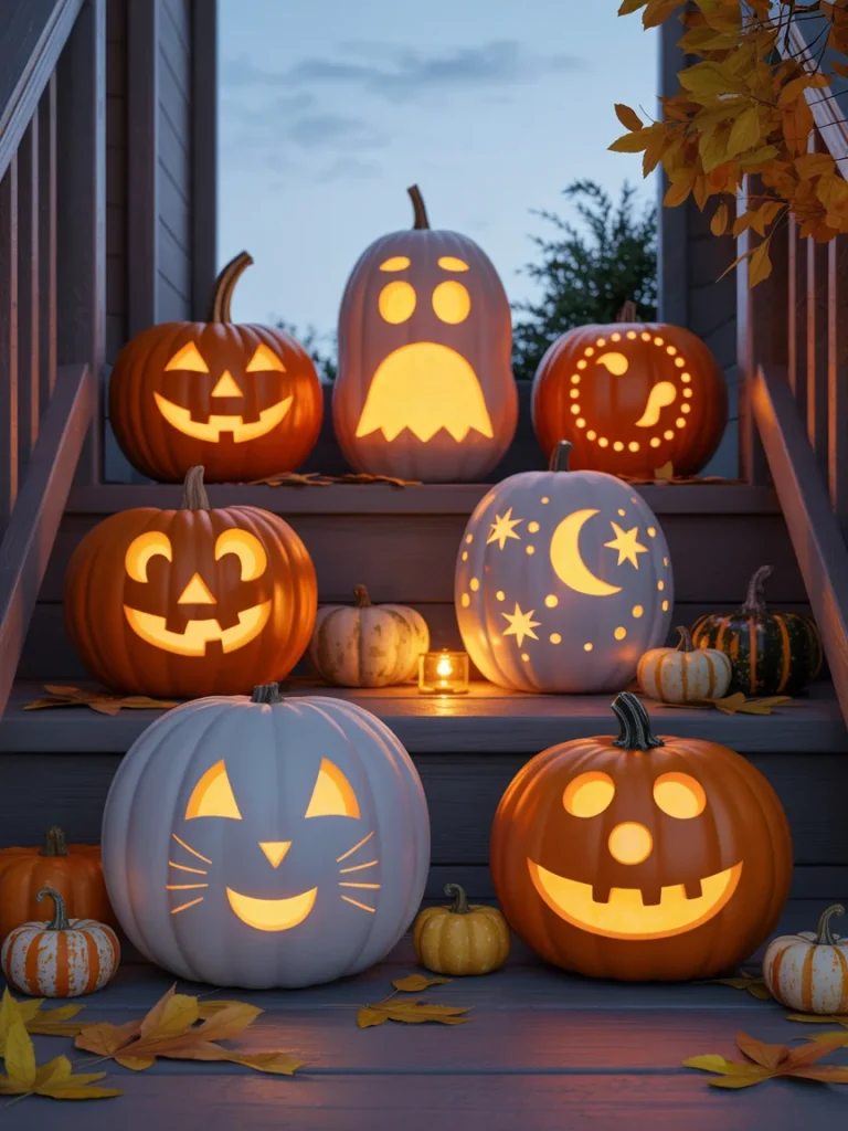 34 Pumpkin Carving Ideas for the Best Halloween Porch on the Block 4 Easy Pumpkin Carving Ideas for Beginners