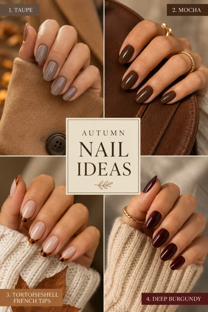 Fall Old Money Nails