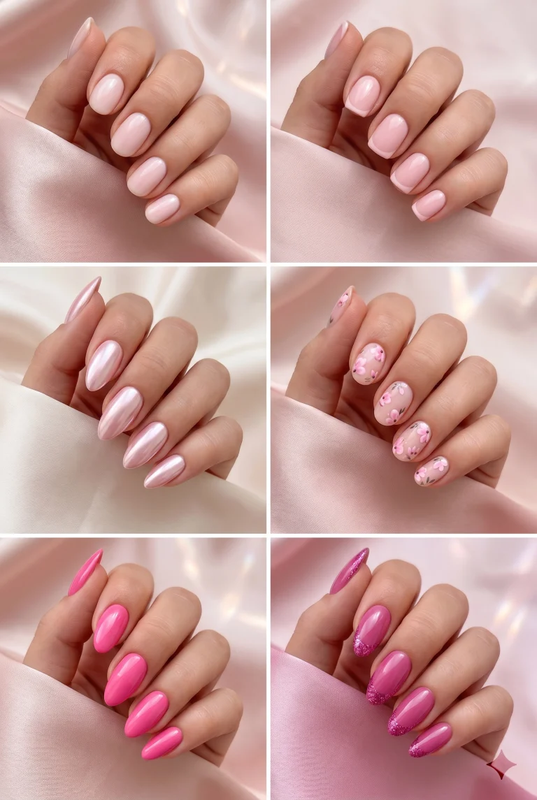 27 Pink Nail Ideas From Soft Blush to Bold Fuchsia