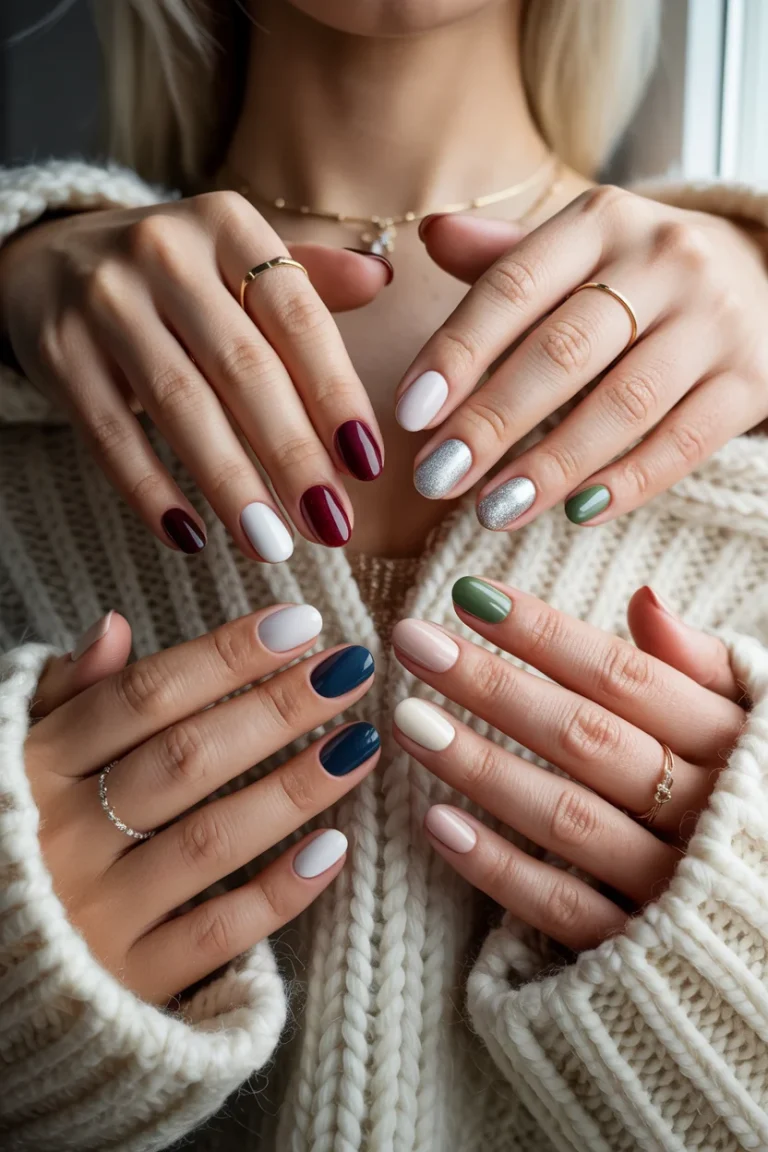 33 Short Nail Design Ideas for Winter That Look Chic, Cozy, and Simply Stunning