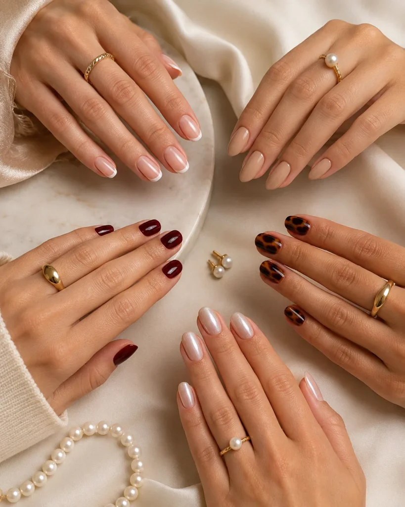 elegant old money nails