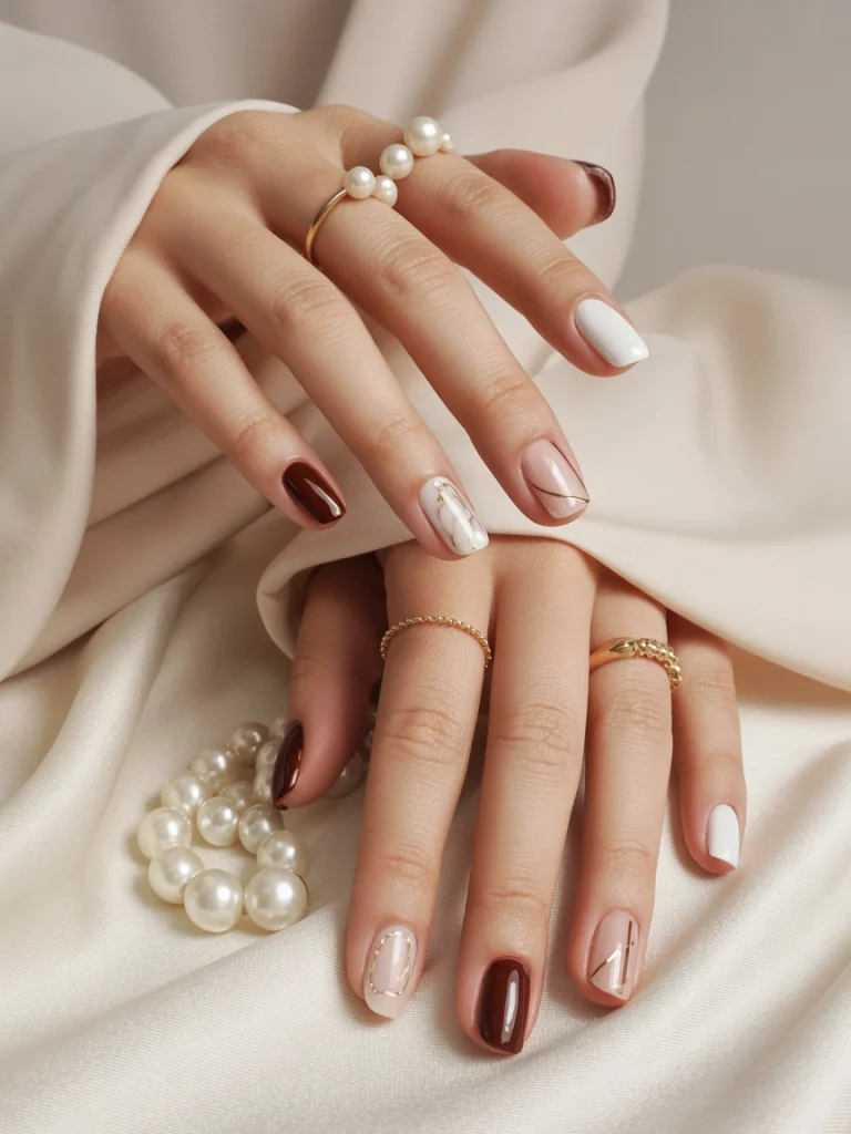 32 Old Money Fall Nails That Look Polished and Expensive 9 French Tips and Minimal Nail Details