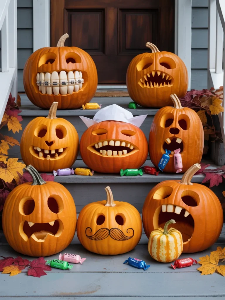 34 Pumpkin Carving Ideas for the Best Halloween Porch on the Block 26 Funny Pumpkin Carving Ideas