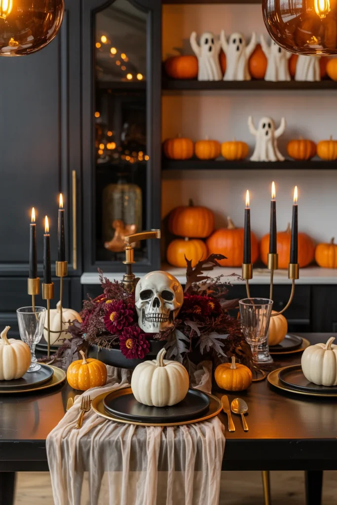 Halloween Decor Ideas for the Dining Room and Kitchen