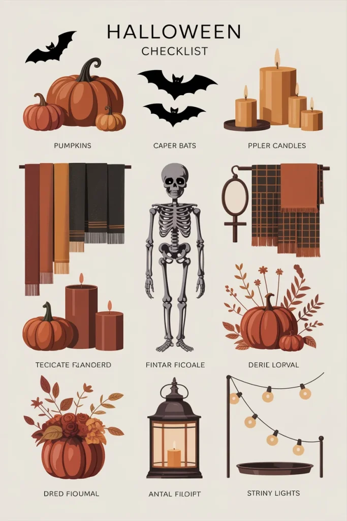 Halloween Decor Shopping and Styling Checklist