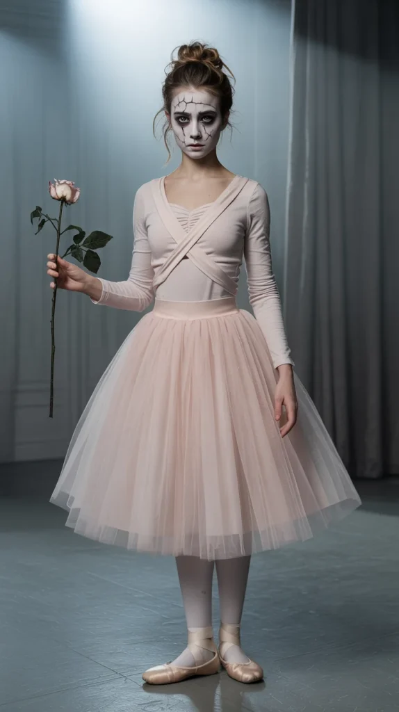 35 Cute and Creepy Halloween Costumes for a Spooky-Chic Night 6 Haunted Ballerina Costume