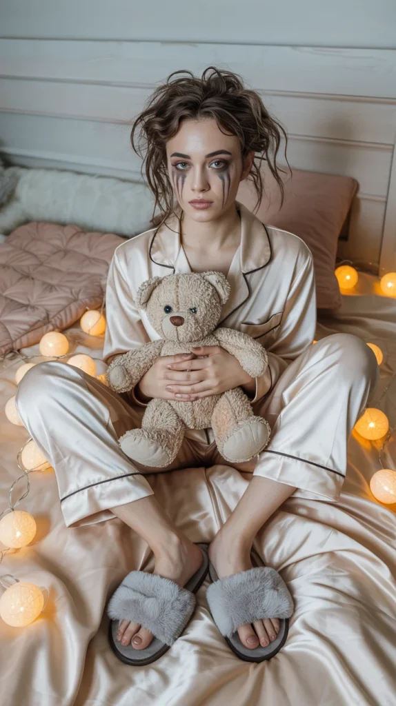 35 Cute and Creepy Halloween Costumes for a Spooky-Chic Night 20 Haunted Sleepover Girl Costume