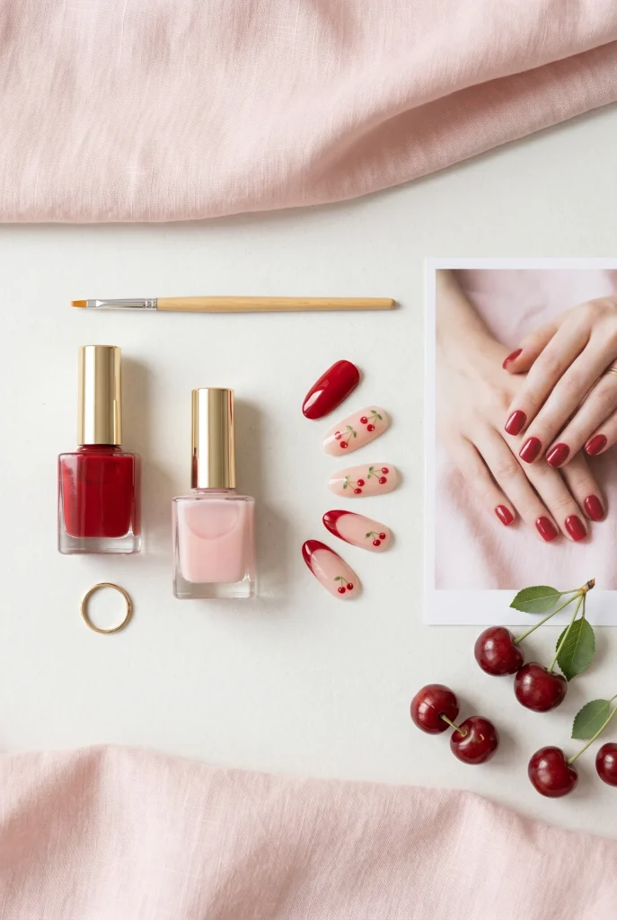 28 Trendy Red Cherry Nail Ideas That Look Playful and Chic 36 How to Ask Your Nail Tech for Cherry Nails
