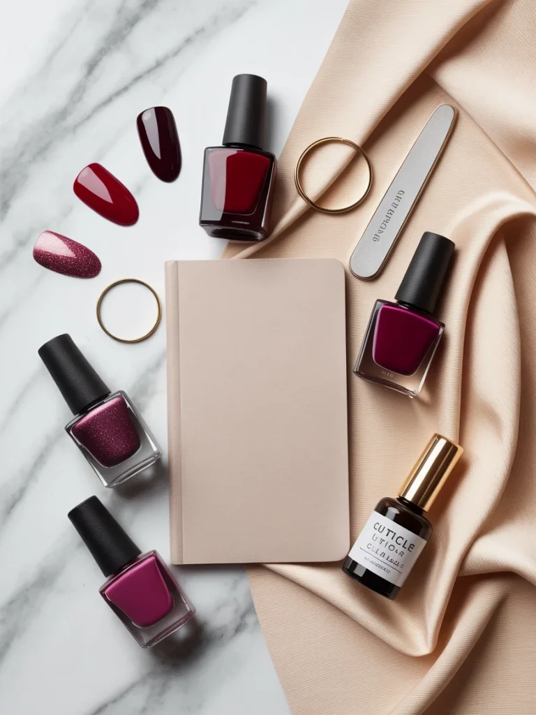 How to Choose the Best Burgundy Nail Look