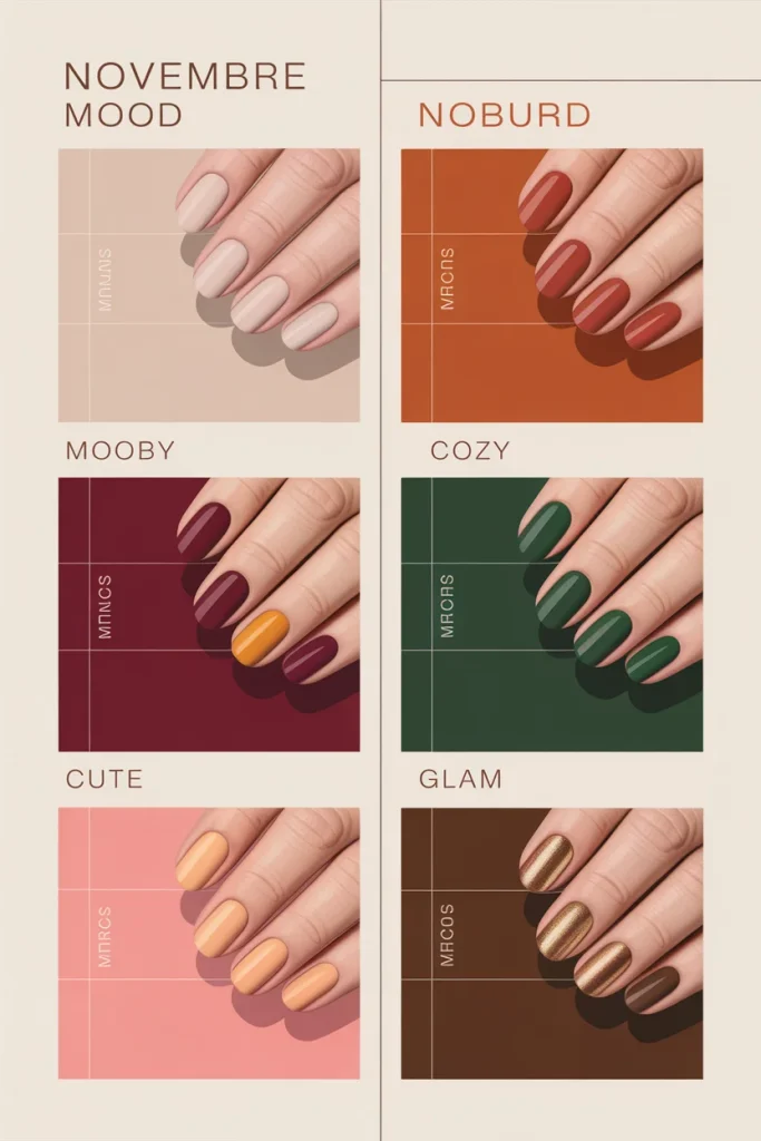 29 November Nail Ideas for the Coziest Fall Manicure 33 How to Choose the Best November Nails for Your Style