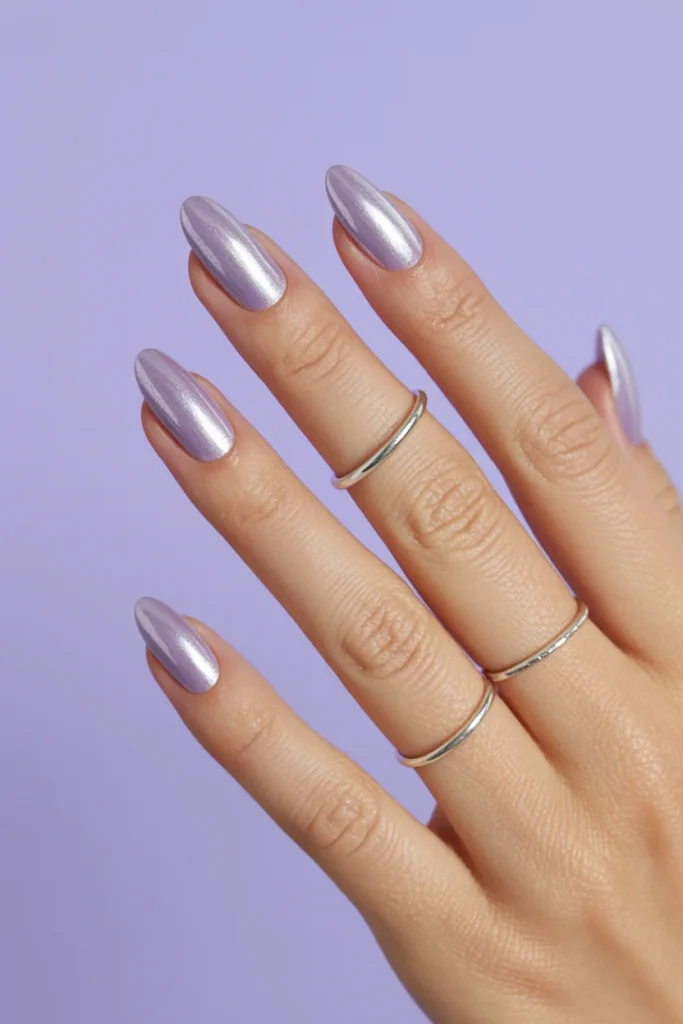 31 Trendy Nail Colors for 2027 That Look Expensive in Every Season 24 Lilac Chrome
