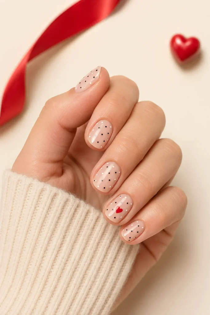 Mini Polka Dot Nails